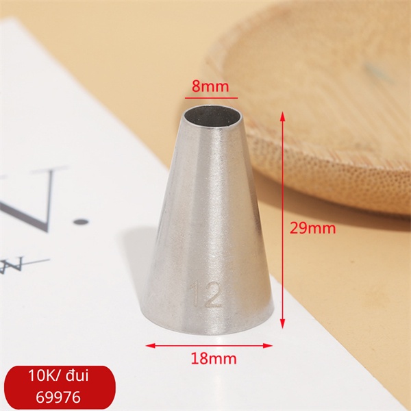 Đui tạo hình kem mã số 12
