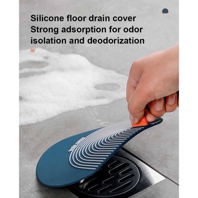 Nắp Đậy Cống Thoát Nước Sàn Nhà Tắm / Nhà Bếp Khử Mùi Bằng Silicone