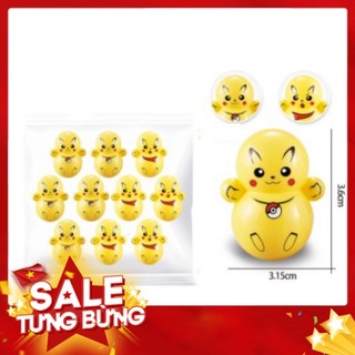 Đồ chơi lật đật mini squid game, lật đật doraemon dễ thương cho bé