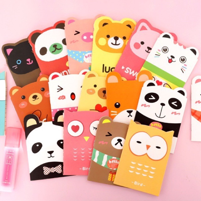 Sổ mini động vật các loại có tai