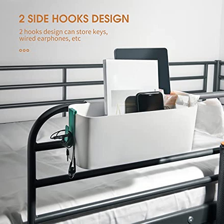Giỏ Đựng Đồ Treo Cạnh Giường Không Cần Khoan Kèm Hộp Đựng JP5