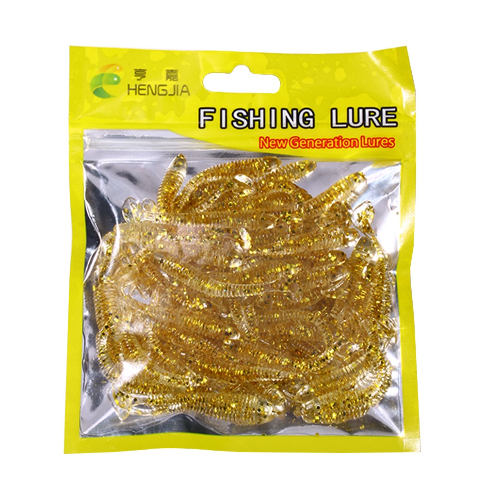 Set 50 Mồi Câu Cá Nhân Tạo Mềm 5cm / 1g