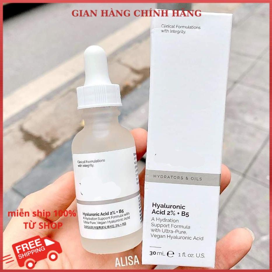 Tinh chất serum cấp nước, phục hồi da ( The O.R.D.I.N.A.R.Y) Hyaluronic Acid 2% + B5 HÀNG CHÍNH HÃNG