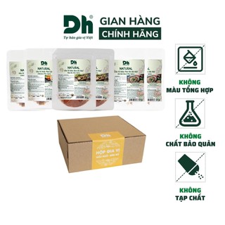 Dh Foods combo hộp gia vị nấu phở bún bò: 2 gia vị nấu phở bò hn, 2 gia vị nấu phở gà, 2 gia vị nấu bún bò Huế