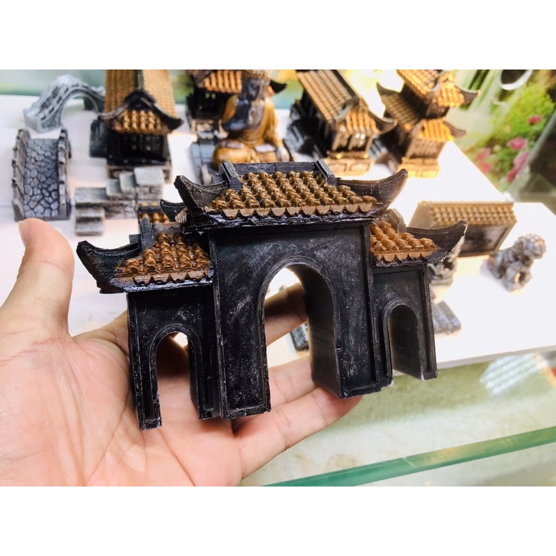 Cổng tiểu cảnh - trang trí bán cạn, non bộ, bonsai, sân vườn