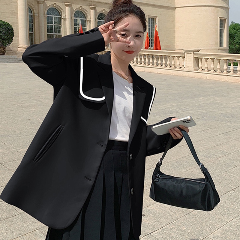 IELGY  IELGY Áo Khoác Dáng Rộng Thời Trang Hàn Quốc Dành Cho Nữ