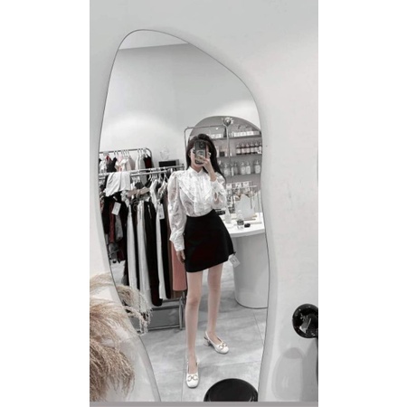 Áo sơ mi ren bèo Cocobebe