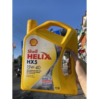 Dầu nhớt shell helix hx5 15w40. 4lít. giá tốt hàng chính hãng