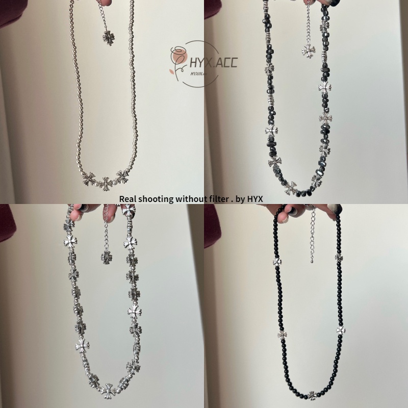 Vòng cổ Hip Hop Y2K Hình Thánh Giá