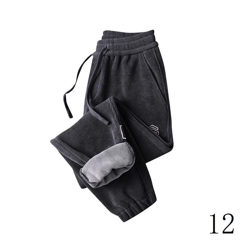 Plus Quần Dài Lót Nhung Dày Dặn Phong Cách Thời Trang Thu Đông 2022 Cho Nam Giới