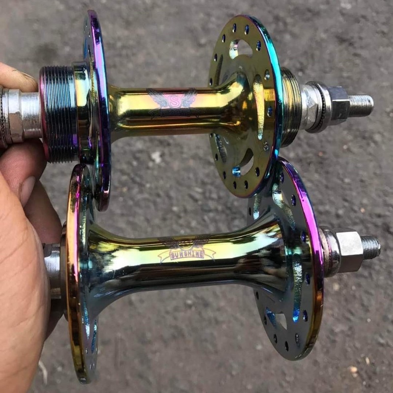 ĐÙM HUB FIXEDGEAR SUNSHINE 32H BẠC ĐẠN