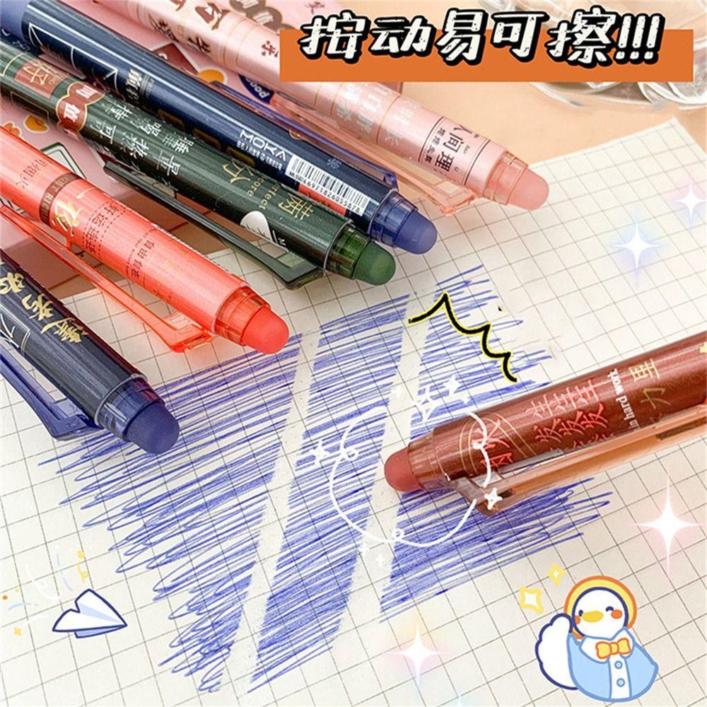 Bút Mực Gel Ngòi 0.5mm Họa Tiết Hoạt Hình Dễ Thương Cho Bé