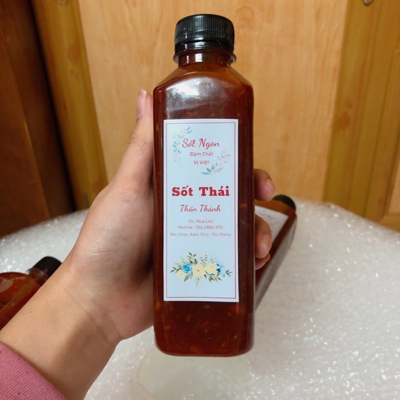 Combo 2 Chai  Sốt Thái Trộn Chân Gà, Tai Heo Sốt Thái, Sốt Chấm Hoa Quả