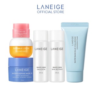 Bộ sản phẩm dưỡng trắng và làm sạch da Laneige 108ml