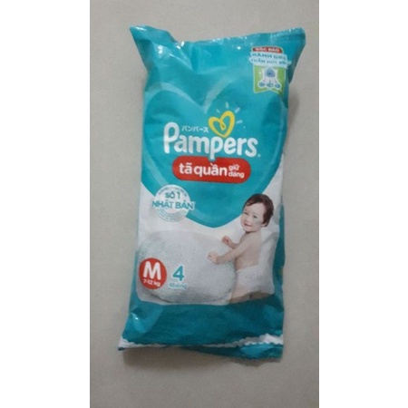 TẢ TRẦN TÁCH LẺ TẢ QUẦN PAMPERS GIỮ DÁNG ĐỦ Size 1 MIẾNG TẢ DÙNG THỬ M/NB