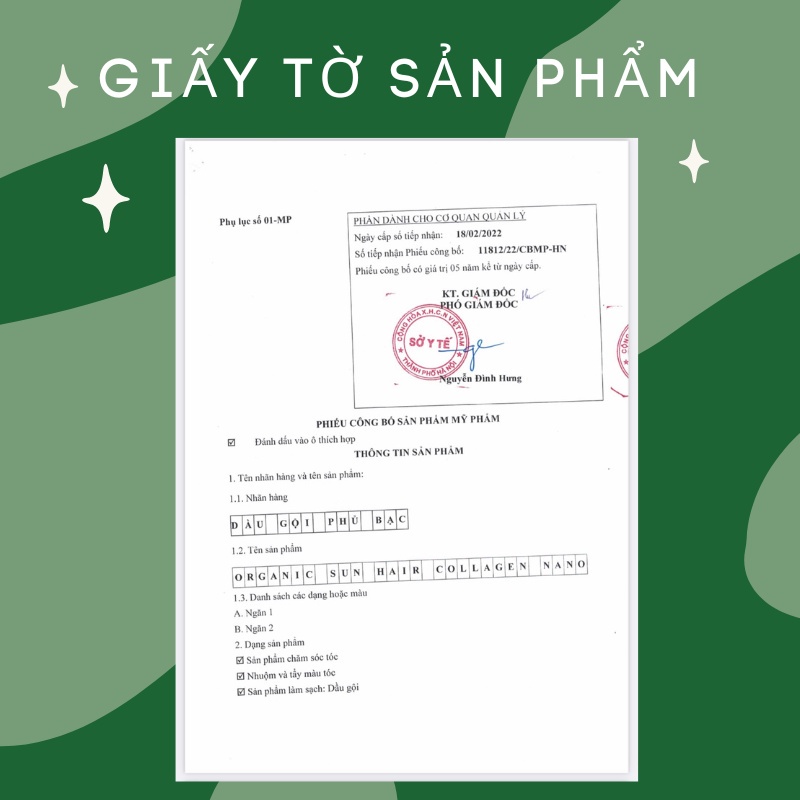 Dầu Gội Phủ Bạc Samia Organic Collagen Nano Chính Hãng Nhân Sâm Thảo Dược Nhuộm Đen Tóc Nâu Tóc