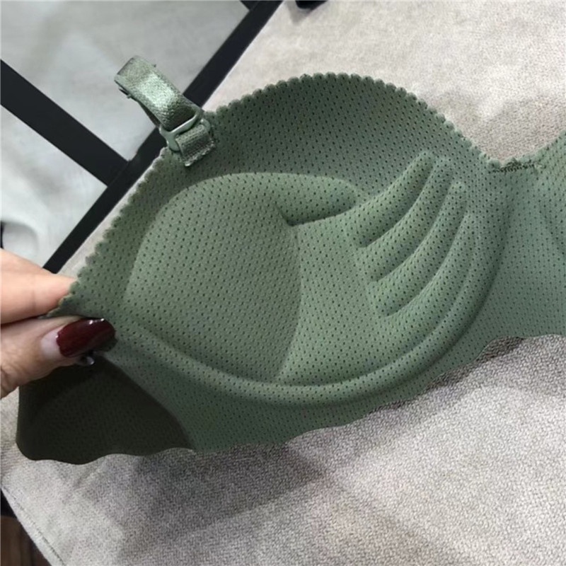 Áo Lót Nâng Ngực Không Đường May Thoải Mái Thời Trang Cho Nữ