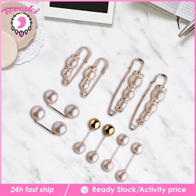 [Lovoski] Set 10 Kẹp Cài Khăn Choàng / Áo Len / Thắt Lưng An Toàn