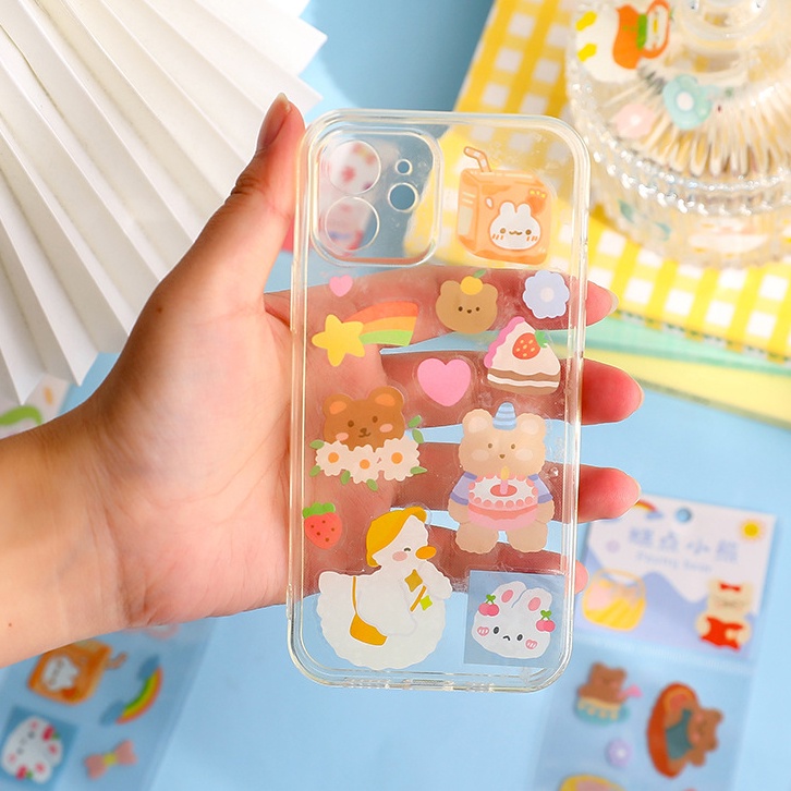 Miếng Dán Trang Trí Sổ Tay / Nhật Ký Chống Thấm Nước Họa Tiết Fairy Tale Dễ Thương