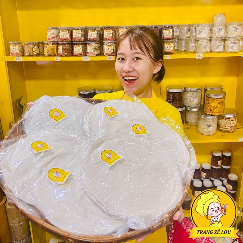 Bánh Tráng Phơi Sương Tròn Mỏng Dẻo🥞Thơm Ngọt Vị Bột Gạo🥞Ăn Vặt Trang Zé Lòu