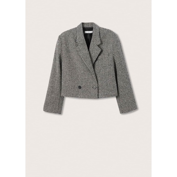 Set áo vest blazer Mango kèm váy auth