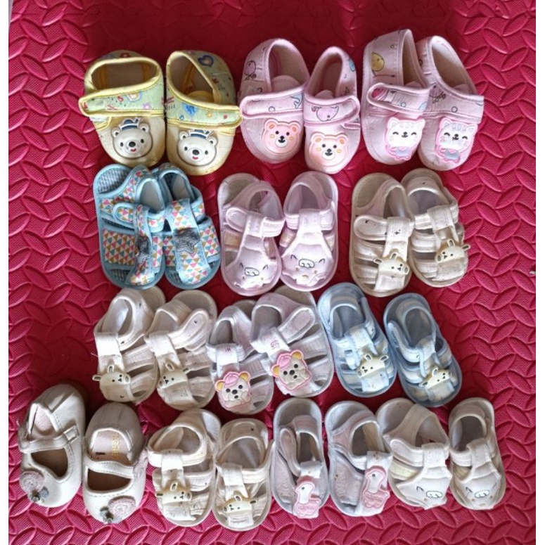 Giày dép vải đế mềm cho bé 4m-7m