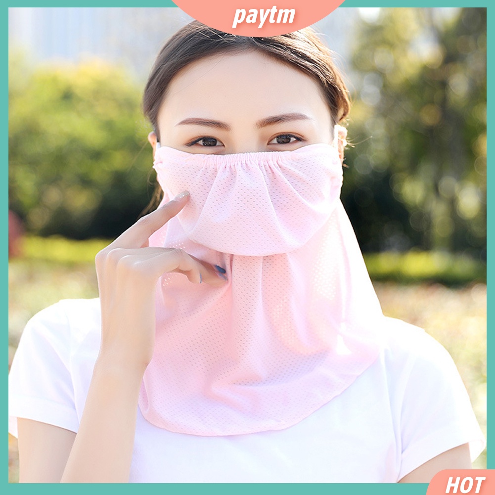 {PTM} Khăn Choàng Cổ Che Phủ Cổ Chống Nắng Thoáng Khí Chống Tia UV Cho Nữ Hoạt Động Ngoài Trời
