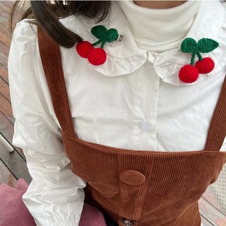 Kẹp tóc cherry 🍒 xinh yêu kẹp tóc Đan len HandMade