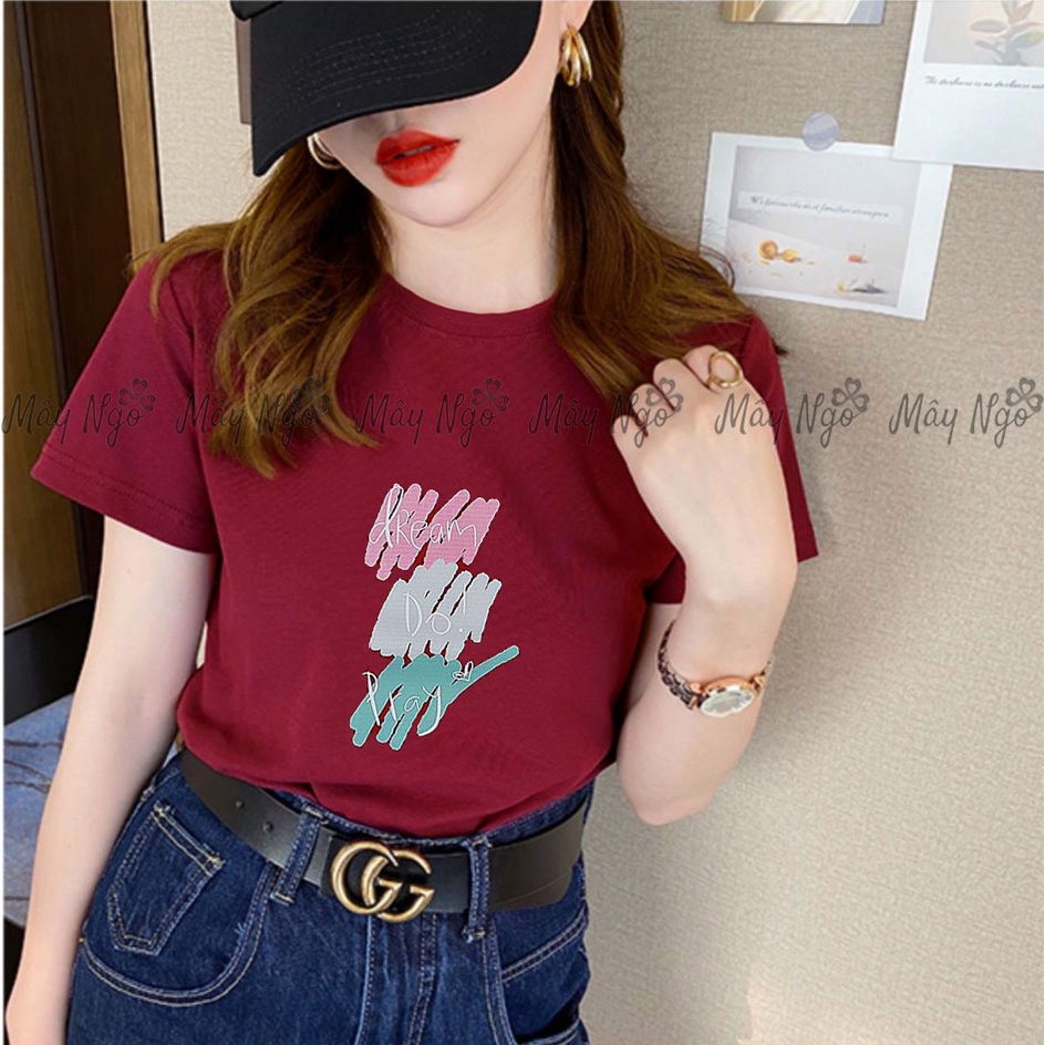 Áo thun nữ thun thái vải mềm mịn thoáng mát