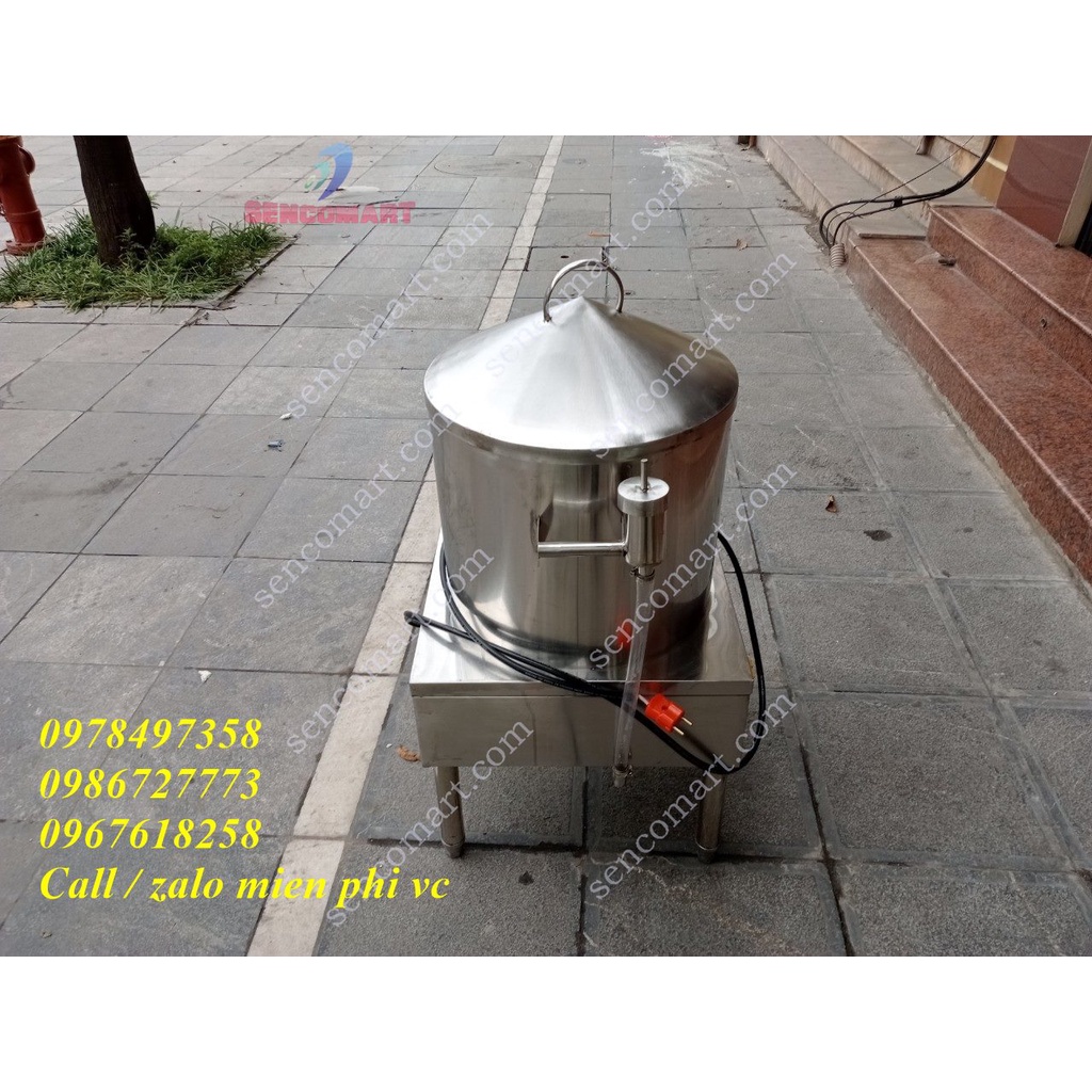 Nồi nấu xôi bằng điện 30L, 40L, 50L Sencomart
