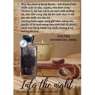 Xịt thơm bath and body works into the night 33ml/88ml/236ml