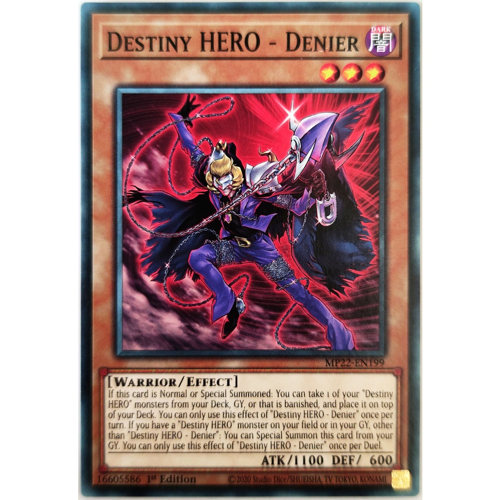 [Thẻ Yugioh] Destiny HERO - Denier |EN| Common