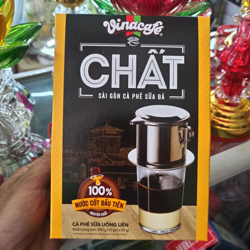 Vinacafe Chất Cà Phê Sữa Đá 290gam(10 gói x 29g).