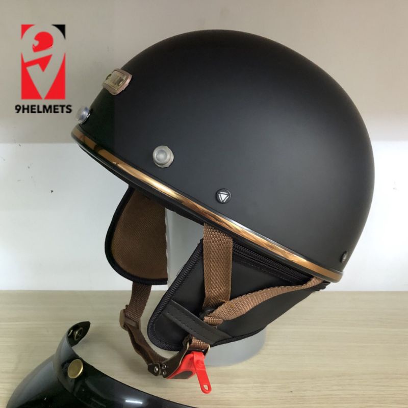 Mũ Bảo Hiểm 1/2 Napoli Harley N04 - Bảo Hành Chính Hãng 12 Tháng