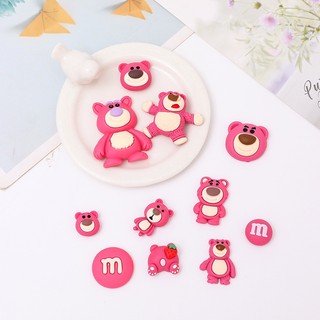 🌸CHARM GẤU DÂU LOTSO TRANG TRÍ🍓