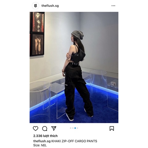 Quần cargo @theflush.sg