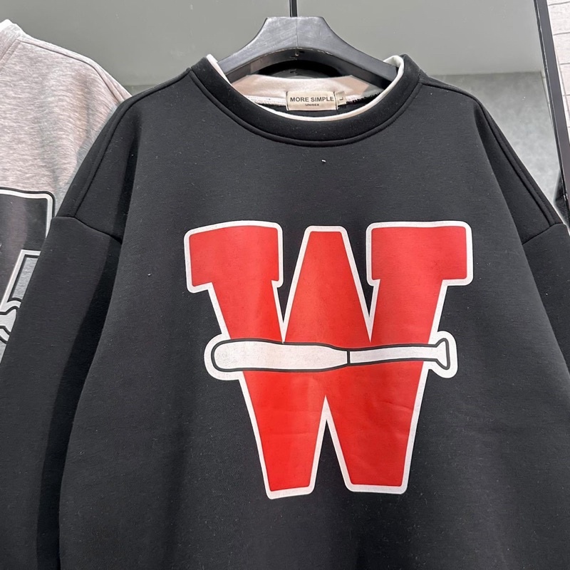 Áo Sweater Nam Nữ Form Rộng WI Vải Nỉ Bông Phong Cách Ulzzang – 84unisex