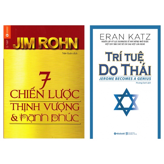 Sách Combo 2 Cuốn: 7 Chiến Lược Thịnh Vượng Và Hạnh Phúc + Trí Tuệ Do Thái