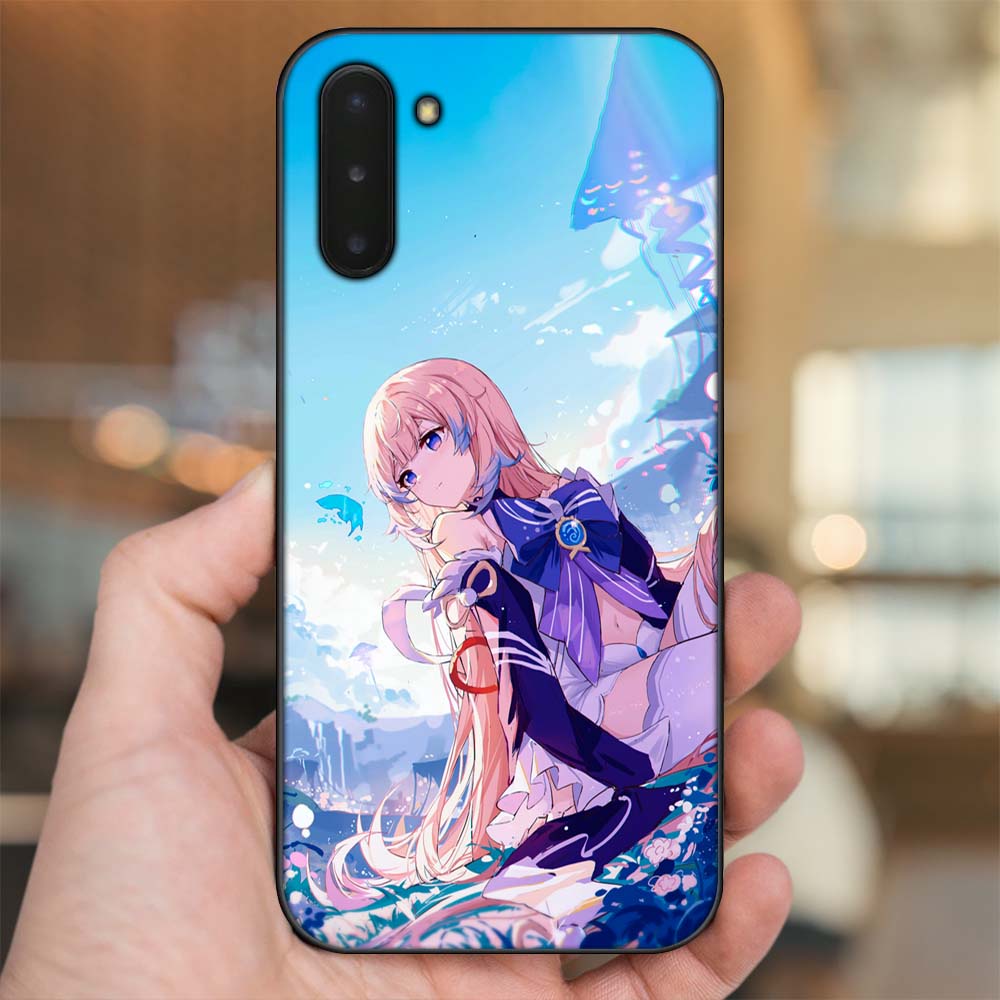 Ốp lưng Samsung Note 10 viền đen in hình Sangonomiya Kokomi Genshin Impact