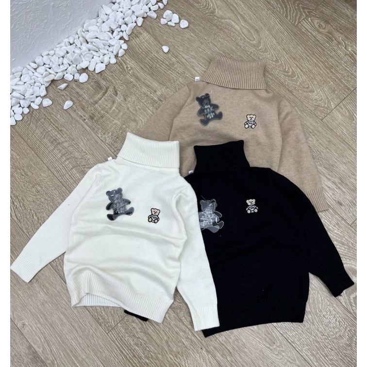 Áo len cổ lọ cho bé 8 - 28kg