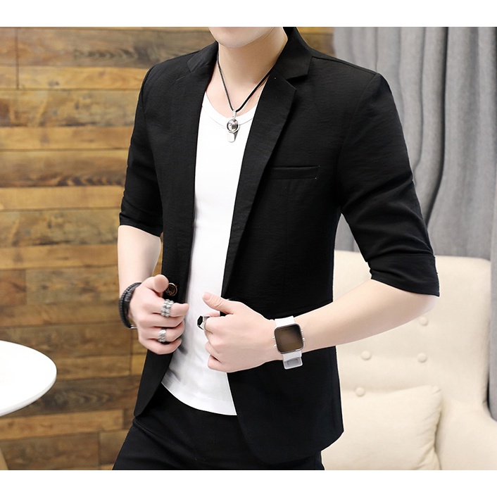 Áo vest, áo vest nam tay lửng phong cách hàn quốc sang chảnh cool ngầu, chất vải thoáng mát đứng phom - H48