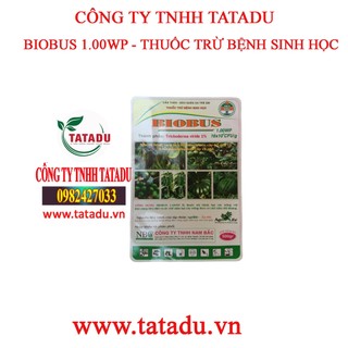 Biobus 1.00wp – trừ bệnh đặc trừ bệnh vàng lá, chết nhanh, rỉ sắt, nấm hồng gói 500gr