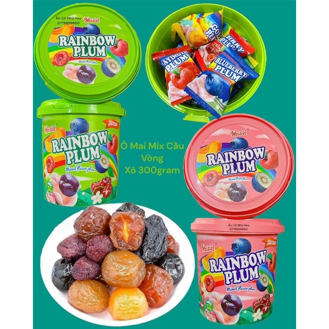 Ô mai mix đủ vị gói 408gram - Decora Store