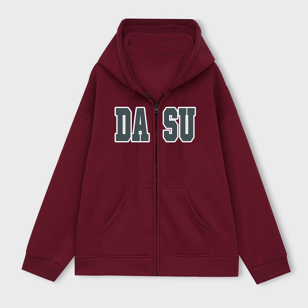 Áo khoác Hoodie Zip SAM CLO nam nữ có mũ khóa kéo chất tay dài thu đông form rộng ZIP DASU