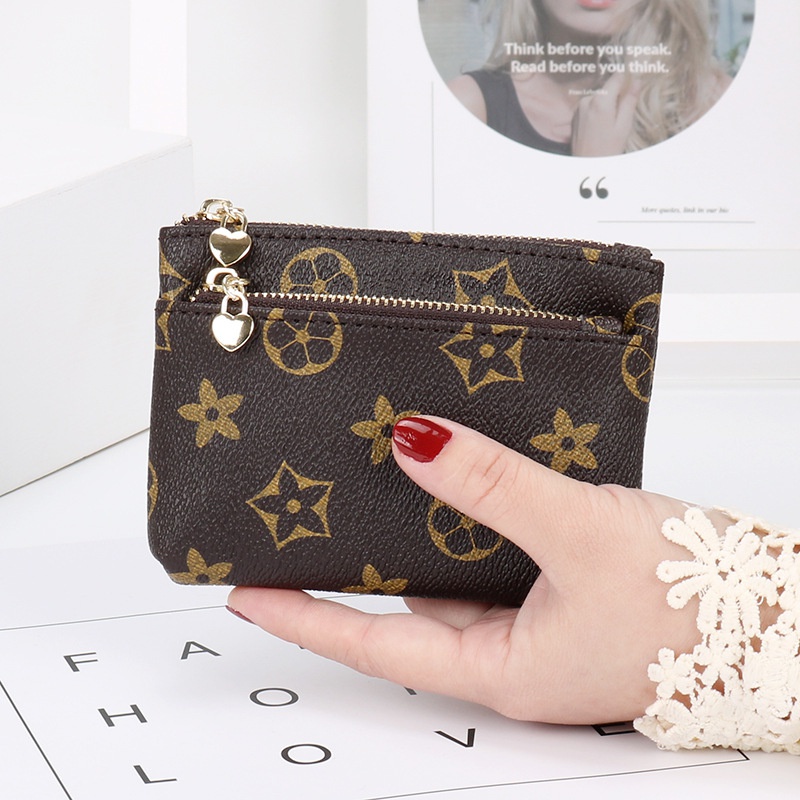 Ví Cầm Tay Mini Siêu Mỏng Có Khóa Kéo Kiểu Mới 2023 Thời Trang Cho Nữ