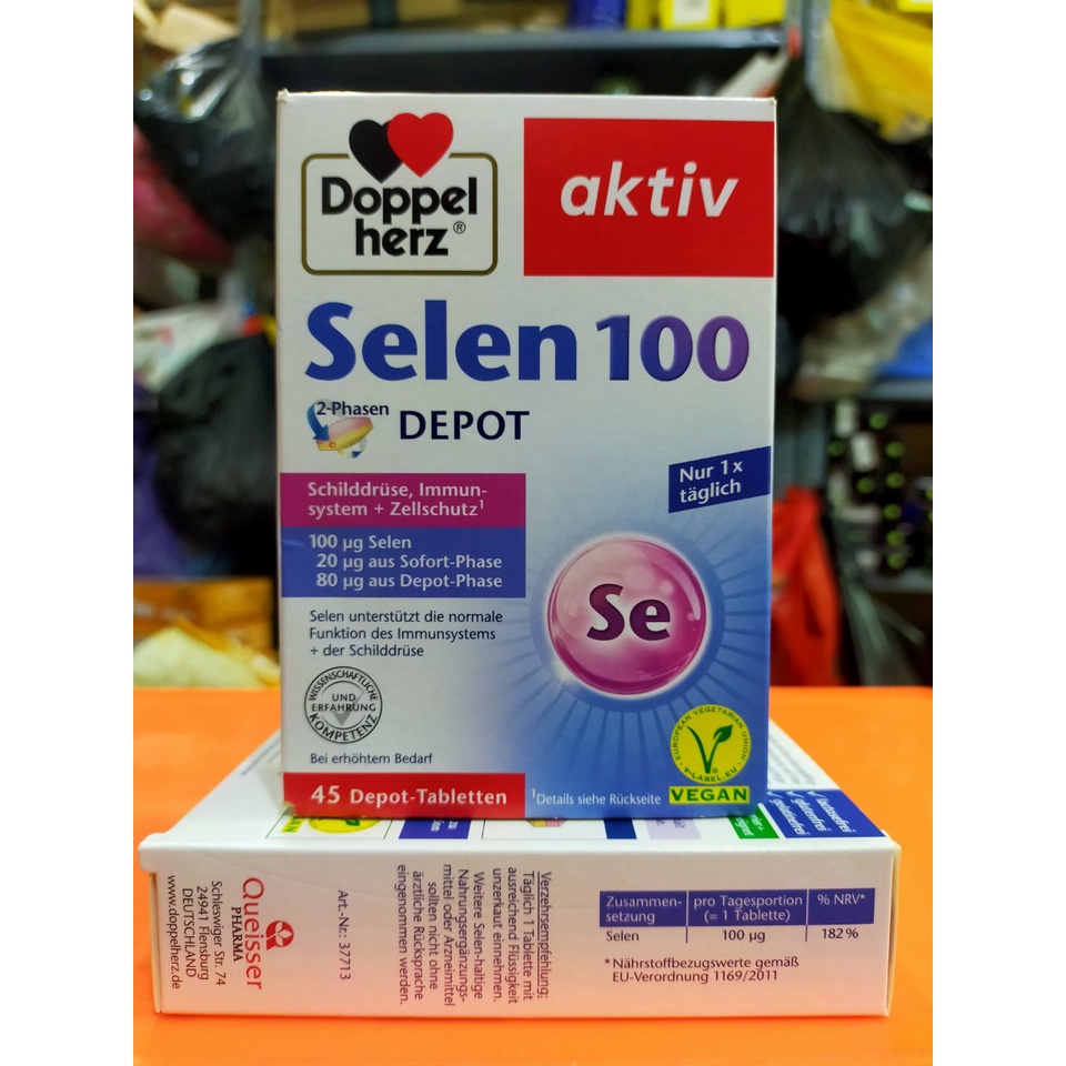 Sản phẩm cho tuyến giáp Selen 100 hộp 45 viên của Đức