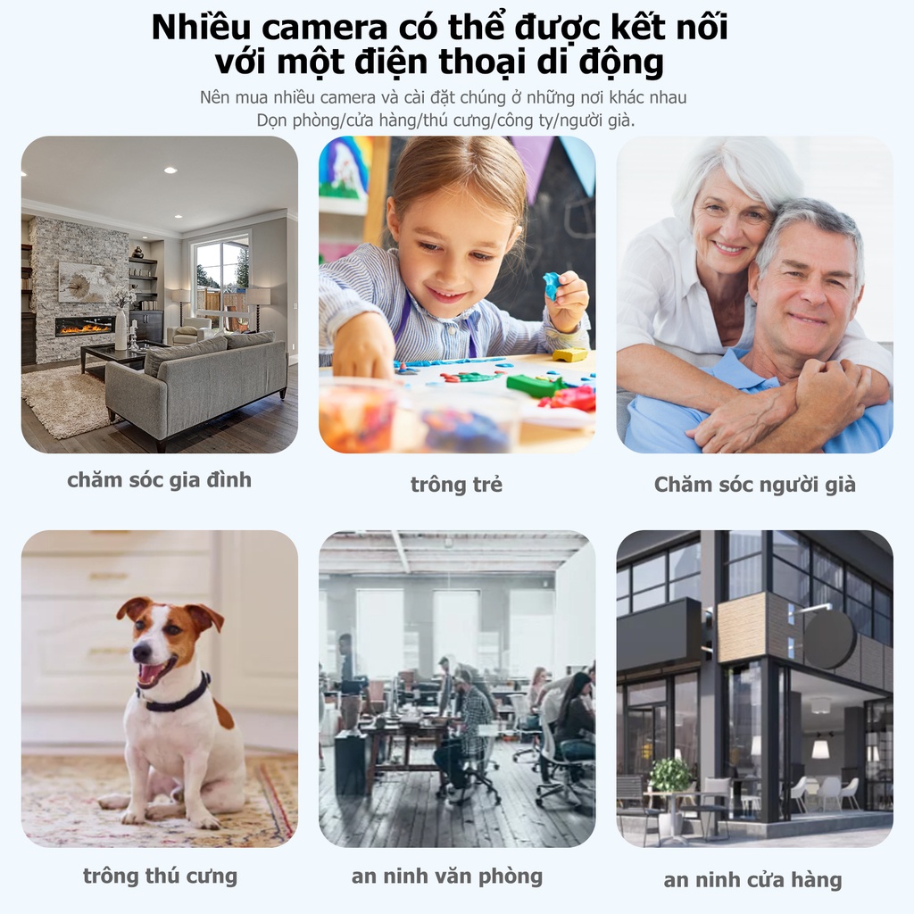 Camera bóng đèn, camera an ninh gia đình 360 độ, Tầm nhìn ban đêm, Âm thanh hai chiều,Camera WiFi Kết nối với Cellphon