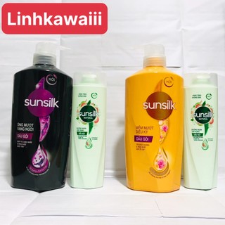 DẦU GỘI ĐẦU SUNSILK MỀM MƯỢT DIỆU KỲ 650ML TẶNG KÈM DẦU GỘI 140G