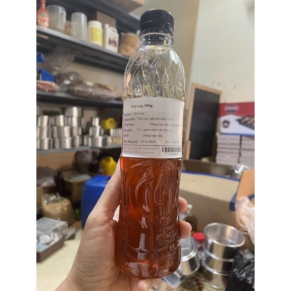 Mật ong nguyên chất 500g làm thanh gạo lứt