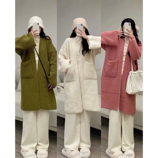 Áo cardigan len dáng dài ( có sẵn )